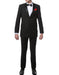 Black Skinny Notch Tuxedo - Men's Tuxedo USA