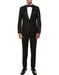 Mens Debonaire Tailored Black Prom Tuxedo - Men's Tuxedo USA