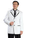White & Black Trim Tuxedo - Men's Tuxedo USA