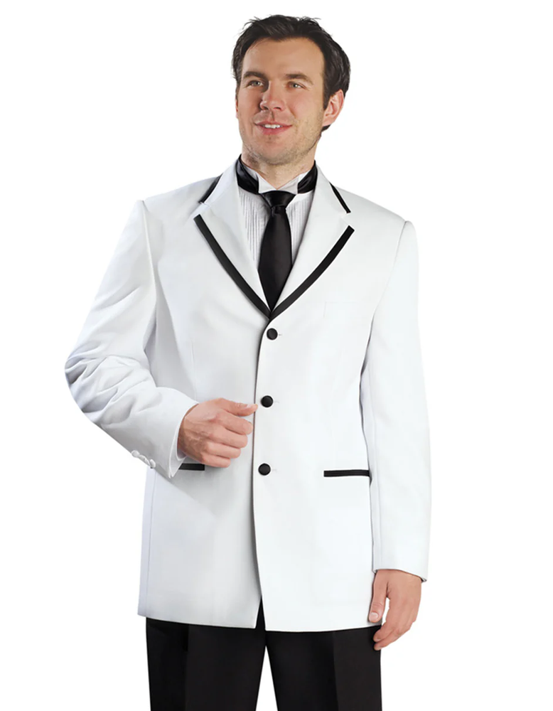 White Prom Suit - White Prom Tuxedo Suits - White Wedding  Trim fit Tuxedo