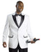 White & Black Peak Tuxedo - Men's Tuxedo USA