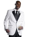 Black & White Notch Tuxedo - Men's Tuxedo USA