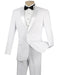 White Slim Notch Prom Tuxedo - Men's Tuxedo USA