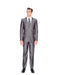 Grey Sharkskin Wedding Suit - Men's Tuxedo USA