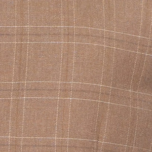 Men's Toast Windowpane Three Piece Suit