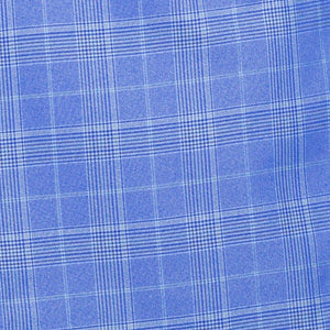 Men's Nautic Blue Glen Plaid Double Breasted Two Piece Suit