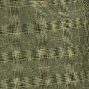 Men's Olive Glen Plaid Double Breasted Two Piece Suit