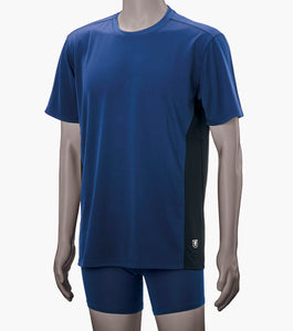 CREW NECK BLOCK T-SHIRT Performance Fabric