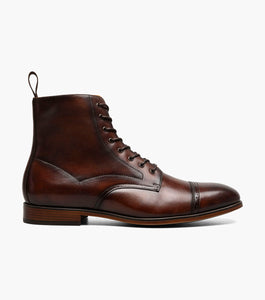 Stacy Adams Henry Cap Toe Lace Up Boot by Stacy Adams Shoes