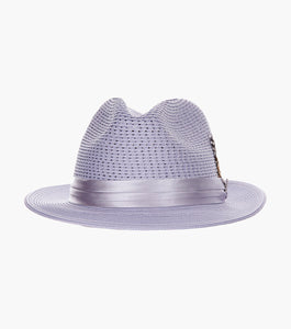 DUBLIN FEDORA Poly Braided Pinch Front Hat