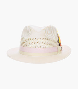 TYCE FEDORA Poly Braided Pinch Front Hat