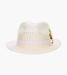 TYCE FEDORA Poly Braided Pinch Front Hat