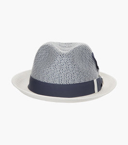 SKYLIN FEDORA Paper Braided Pinch Front Hat