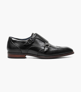 KARSON Wingtip Double Monk Strap