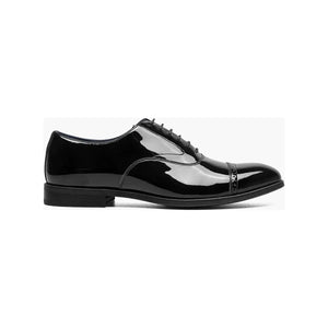 Stacy Adams Concorde II Cap Toe Oxford Tuxedo Shoes Black Patent 25721-004