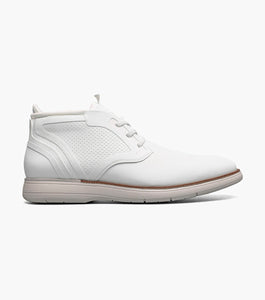 EASTMONT Plain Toe Elastic Lace Chukka Boot