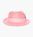 BELMONT FEDORA Poly Braid Pinch Front Hat