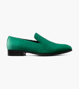 Stacy Adams Savian Plain Toe Velour Slip On by Stacy Adams Shoes