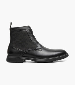 THOMPSON Plain Toe Elastic Lace Boot