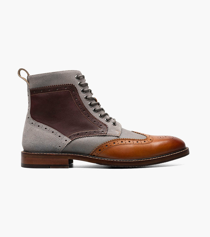 Stacy Adams Finnegan Wingtip Lace Up Boot by Stacy Adams Shoes