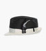 ZAYLEN FEDORA Paper Braided Pinch Front Hat
