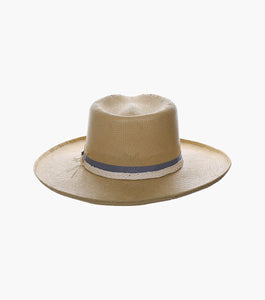 NEW YORK FEDORA Toyo Pinch Front Hat