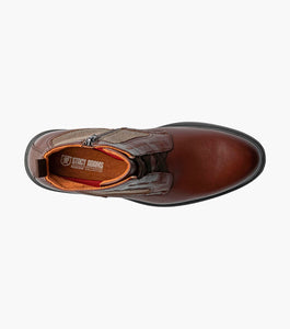 Stacy Adams Thompson Plain Toe Elastic Lace Boot by Stacy Adams Shoes