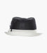ZAYLEN FEDORA Paper Braided Pinch Front Hat