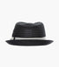 ZAYLEN FEDORA Paper Braided Pinch Front Hat
