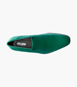 Stacy Adams Savian Plain Toe Velour Slip On by Stacy Adams Shoes