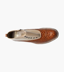 MADISON Spectator Spat Cap Toe Demi Boot