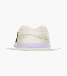 TYCE FEDORA Poly Braided Pinch Front Hat