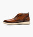 EASTMONT Plain Toe Elastic Lace Chukka Boot