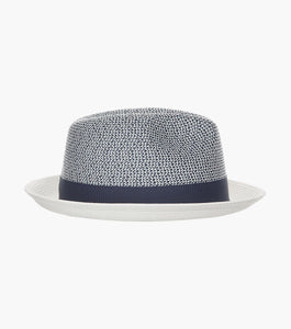 SKYLIN FEDORA Paper Braided Pinch Front Hat