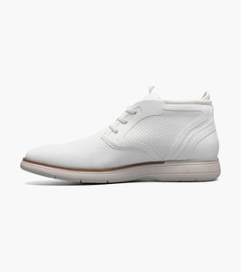 EASTMONT Plain Toe Elastic Lace Chukka Boot