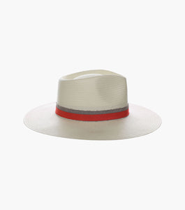 HARLOW FEDORA Toyo Pinch Front Hat