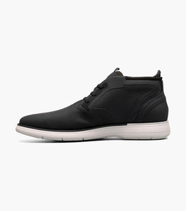 EASTMONT Plain Toe Elastic Lace Chukka Boot