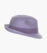 BELMONT FEDORA Poly Braid Pinch Front Hat