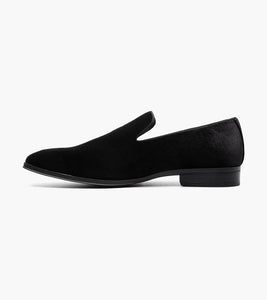 Stacy Adams Savian Plain Toe Velour Slip On by Stacy Adams Shoes