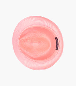 BELMONT FEDORA Poly Braid Pinch Front Hat