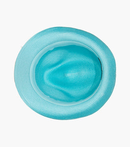 BELMONT FEDORA Poly Braid Pinch Front Hat