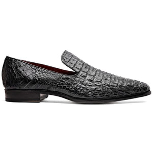 Marco Di Milano Trento Black Genuine Caiman Crocodile Slip-On - view 3