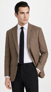 Men’s Vintage Brown Houndstooth Blazer – 1950s Coffee Check Sport Coat