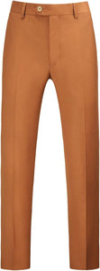 Mens Dress Pants Front Flat Fit Casual Pants