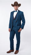 Teal Blue Suit