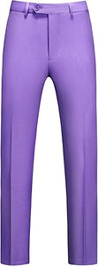 Mens Dress Pants Front Flat Fit Casual Pants