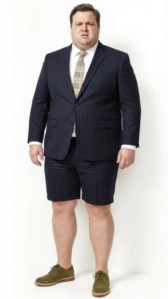 Men'S Linen Fabric Summer Business Suits With Shorts Pants Set (Sport Coat Looking) Grey - Mens Linen Suit