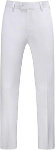 Mens Dress Pants Front Flat Fit Casual Pants