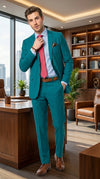 Teal Green Suit