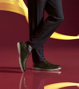 SYNC Plain Toe Elastic Lace Up